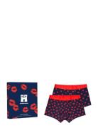 2-Pack Love Short Boxers Gift Set Bokserit Navy Happy Socks