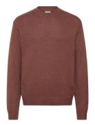 Sdhamandi Knit Tops Knitwear Round Necks Brown Solid
