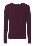 Ls Texture Cttn Crewnk Sweater 1 Tops Knitwear Round Necks Red Calvin ...