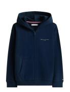 Mini Corp Zip Through Hoodie Tops Sweat-shirts & Hoodies Hoodies Navy ...