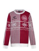 Dbu Christmas Sweater 23 Kids Tops Knitwear Pullovers Red Hummel