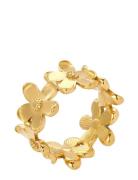 Camellia - Ring Gold-Plated Sormus Korut Gold Sistie