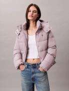 Matte Monologo Mw Short Puffer Vuorillinen Takki Topattu Takki Grey Ca...