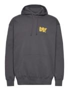Wwcass Letter Hoodie Gots Tops Sweat-shirts & Hoodies Hoodies Grey WOO...