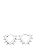 Nike - Spike Hoop Earrings Stainless Steel Accessories Jewellery Earri...