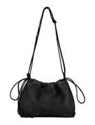 Suede Giana Bag Bags Top Handle Bags Black Becksöndergaard