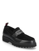 Draven_Loaf_Plltsd Loaferit Matalat Kengät Black HUGO