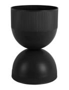 Plant Pot Tonar Medium Home Decoration Flower Pots Black Present Time
