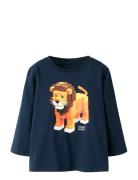 Nmmsalan Ls Nreg Top Tops T-shirts Long-sleeved T-shirts Navy Name It