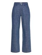 Tharapw Pa Bottoms Trousers Wide Leg Blue Part Two