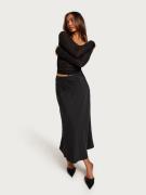 Selected Femme - Midihameet - Black - Slflena Hw Midi Skirt Noos - Ham...