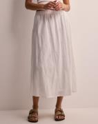 Pieces - Valkoinen - Pckilli Hw Long Skirt