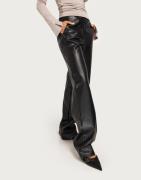 JJXX - Musta - Jxmary Hw Faux Leather Pants Fl Noo