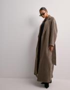 Object Collectors Item - Ruskea - Objclara Oversize Wool Coat a Div