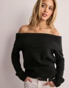 Selected Femme - Musta - Slflulu Off Shoulder Knit