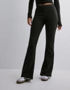 Only - Musta - Onlfever Stretch Flaired Pants Jrs