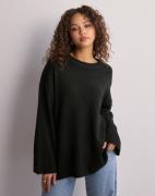 Only - Musta - Onllouise L/S Long Pullover Ex Knt