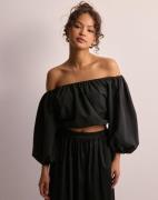 JDY - Musta - Jdyselena 3/4 Crop Off Shoulder Top