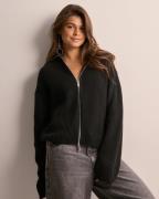 Calvin Klein Jeans - Musta - Chunky Loose Sweater Zip-Through