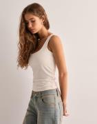 Vero Moda - Valkoinen - Vmmillion Sl Square Top 2-Way Jrs N