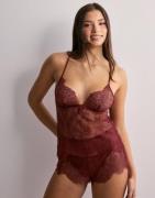 Hunkemöller - Punainen - French Knicker Lace Delphine