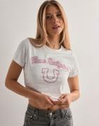 True Religion - Valkoinen - Arched Logo Ss Baby Tee