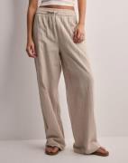 Pieces - Beige - Pcmastina Hw Wide Pants