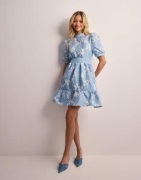 Vero Moda - Sininen - Vmsulle Ss Short Dress Wvn Ce