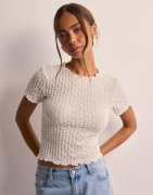 Vero Moda - Valkoinen - Vmshelby Ss O-Neck Short Top Vma No