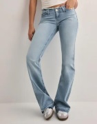 Nelly - Sininen - No Waist Bootcut Jeans