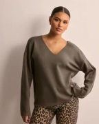 Mercer Amsterdam - Ruskea - Objreynard V-Neck Pullover Noos