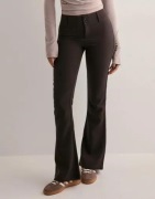 Gina Tricot - Ruskea - Y2k bootcut trousers