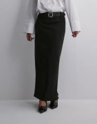 Nelly - Musta - Maxi Slit Skirt