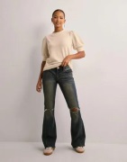 True Religion - Sininen - Joey Low Rise FLARE_ Flap