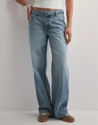 Abrand Jeans - Sininen - 99 Low Baggy Belt Liv