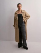 Nelly - Musta - Rib Tube Slit Top