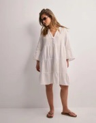 Only - Valkoinen - Onlthyra Peplon Dress Noos Wvn