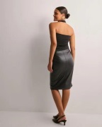 Nelly - Musta - PU Pencil Skirt