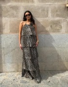 Pieces - Musta - Pcclara Sl Long Layred Dress Kca Bc