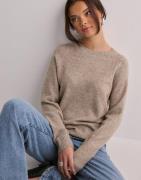Vero Moda - Beige - Vmdoffy Ls O-Neck Blouse Ga Noos