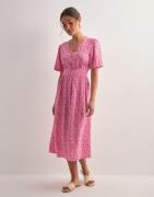 Pieces - Vaaleanpunainen - Pctala Ss Midi Dress Noos Bc