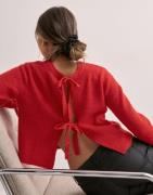 OBJECT - Punainen - Objparvi Knit Cardigan Noos
