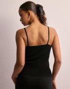 Vero Moda - Musta - Vmwillow Sl Strap Top Ga