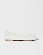 Nelly - Valkoinen - Rounded Lace Ballerina