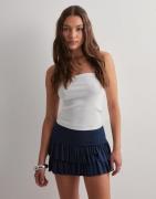 Nelly - Sininen - Mini Frill Skirt