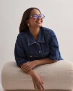 Only - Sininen - Onlbelle S/S Shirt Dnm Gua Noos