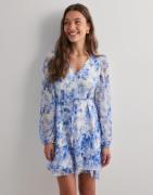 Only - Sininen - Onlmiriam Life L/S Layered Dress Pt