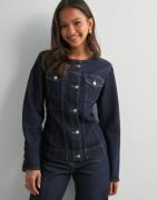 Only - Sininen - Onlparis Ls Fitted Dnm Jkt Mae