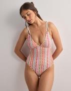 Malina - Kuviollinen - Nerea fine knitted swimsuit