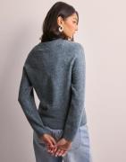Only - Harmaa - Onlrica Life L/S Pullover Knt Noos